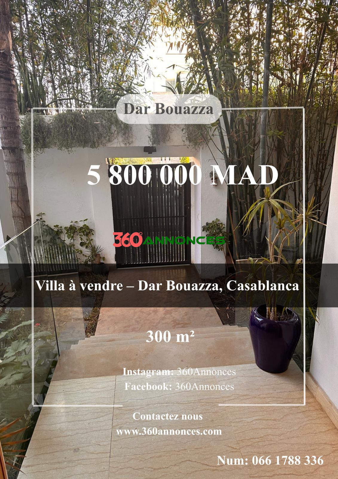 Villa for sale in Dar Bouazza - Casablanca - 300 m² at 5,800,000 DH